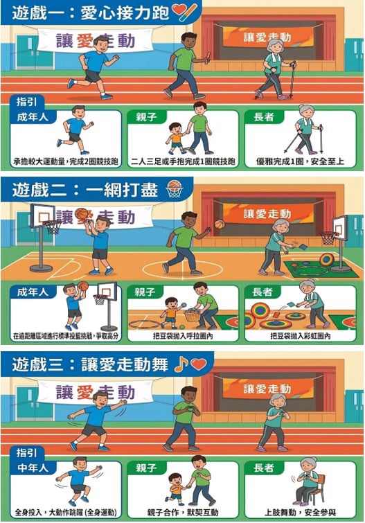 54周年堂慶活動:「讓愛走動」慈善運動會